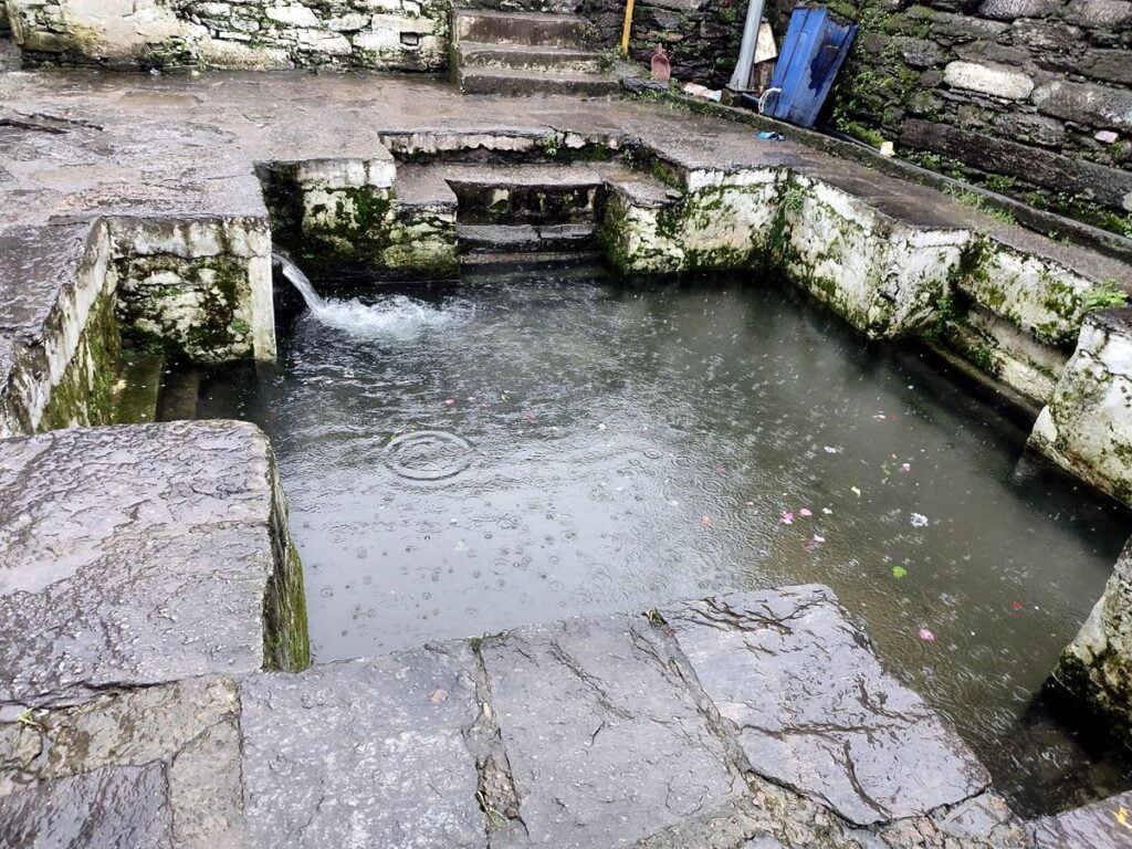 Bath in Holy Kung Before Triyuginarayan temple Wedding